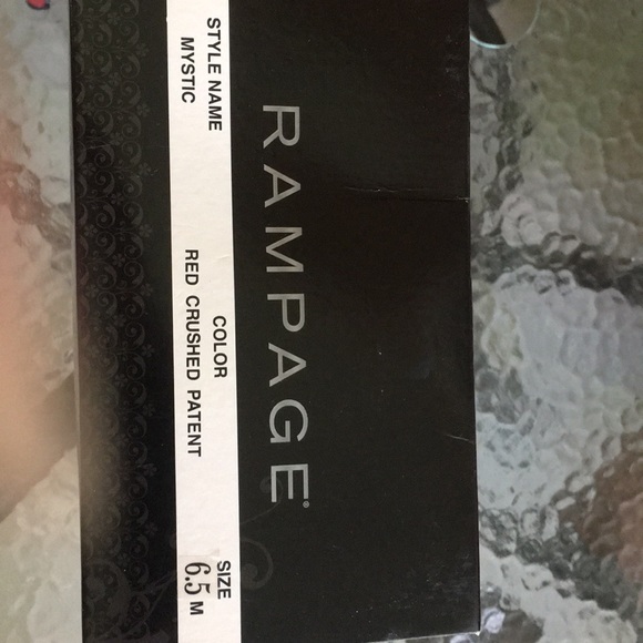 Rampage Red Peep-toe Pumps - Picture 6 of 6